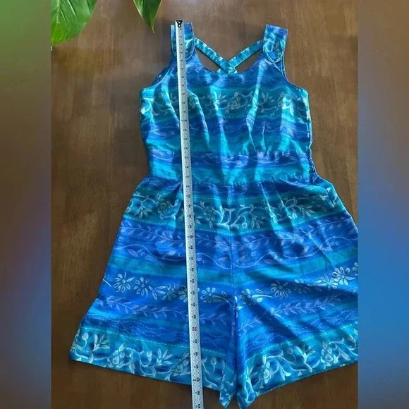 Vintage Kathie Lee Beach Romper Size 10 - Picture 7 of 11